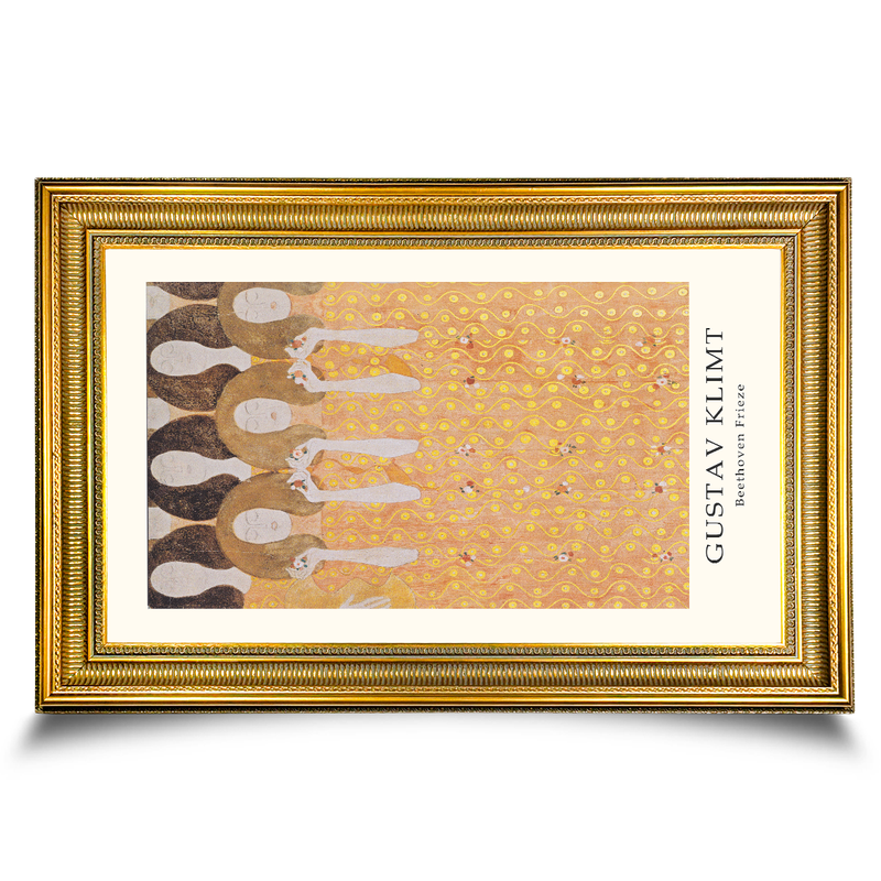 quadro gustav klimt beethoven frieze 08