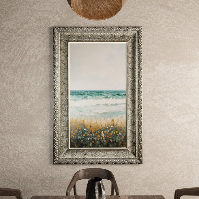 2 quadro floral praia