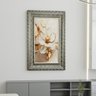 1 quadro floral branco