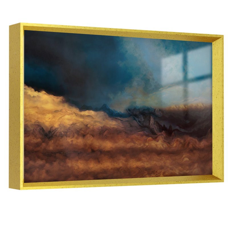 dourado 2 reflexo pint abstrat