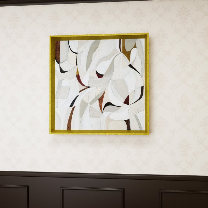 2 quadro mosaico abstrato