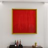 1 quadro pintura painel vermelho