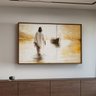 1 quadro jesus walking
