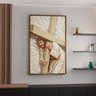 1 quadro jesus carregando cruz 3d