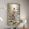 1 quadro jesus caminhando aguas