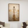 1 quadro jesus walking
