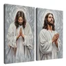 quadro duo jesus rezando borda infinita