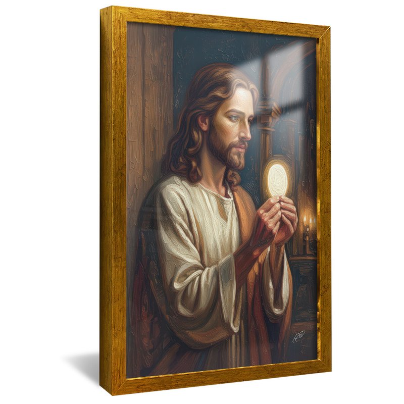 dourado reflexo jesus pao