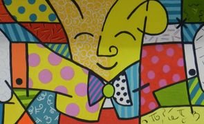obra mais famosa de romero britto
