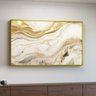 2 quadro abstrato marmore luxo gold