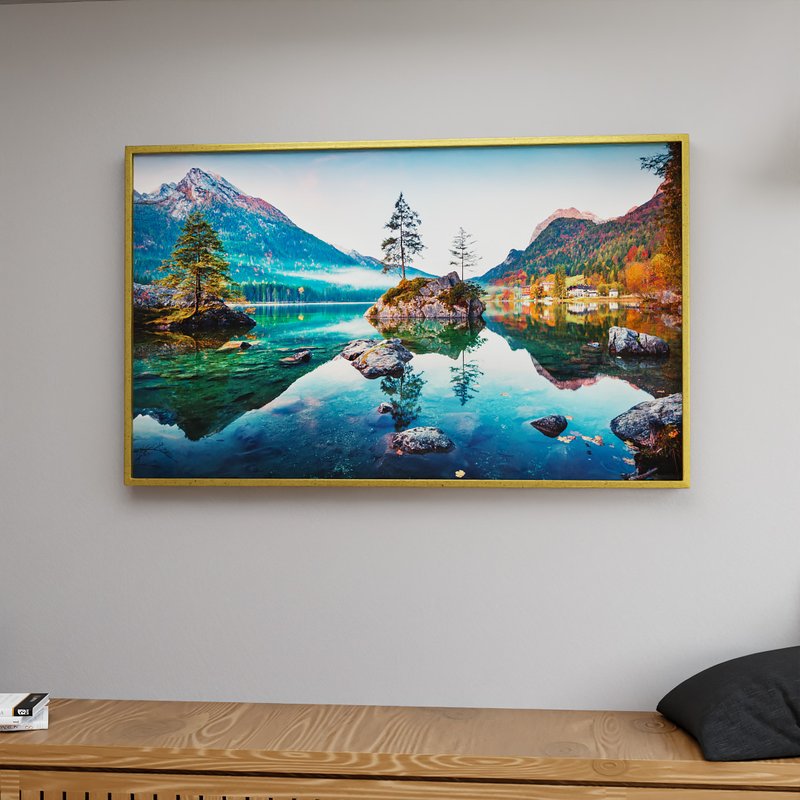 1 quadro lago alpes