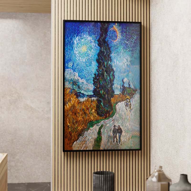 1 quadro estrada cipreste estrela