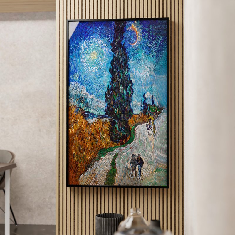 2 quadro estrada cipreste estrela