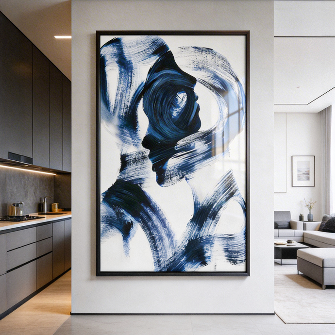 quadro decorativo abstrato pintura casal 6