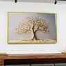 2 quadro decorativo arvore premium gold